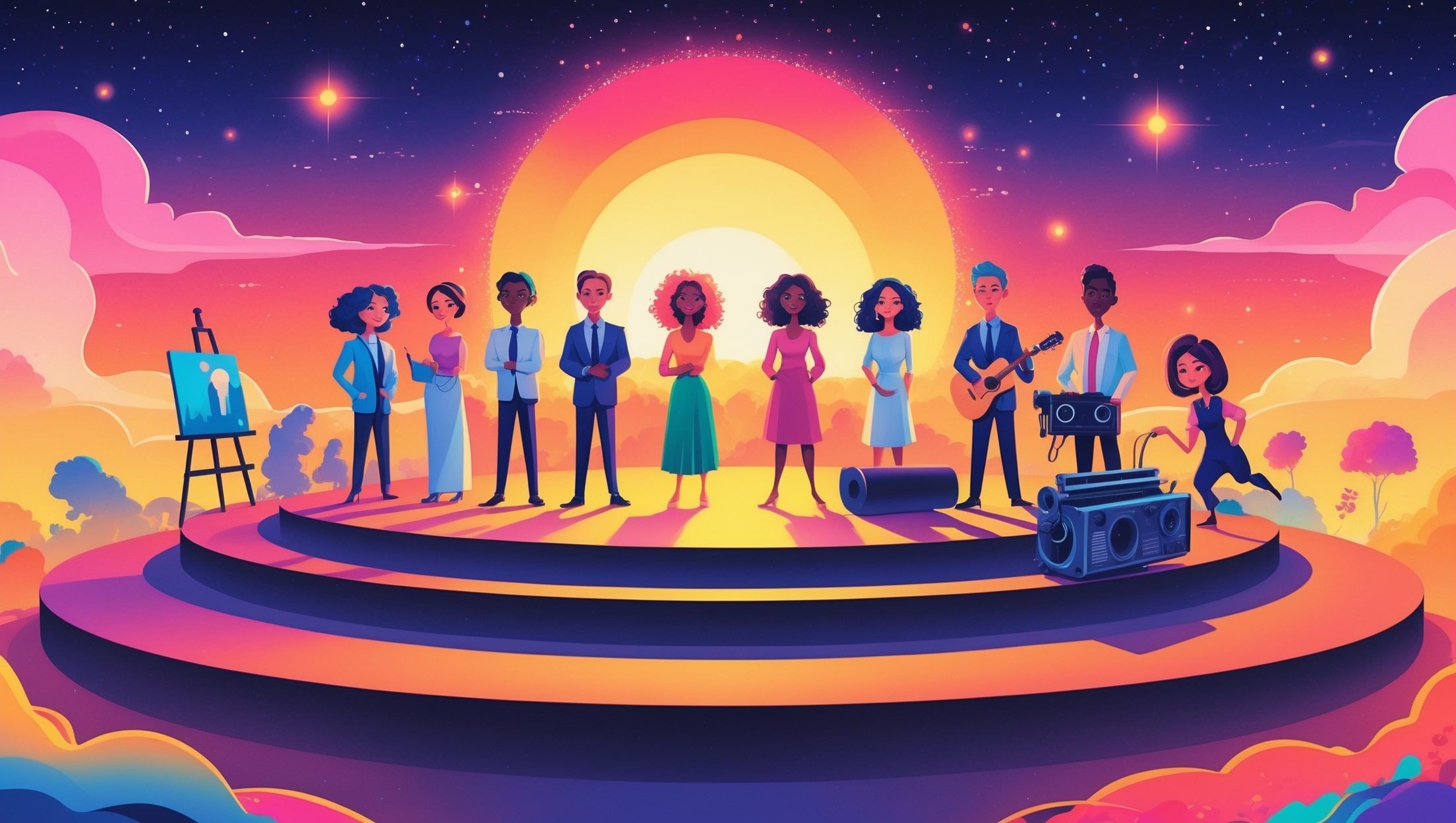 Zalasci u umjetnosti, zabavi i jeziku